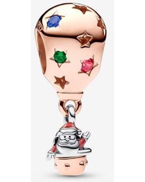 PANDORA Two-Tone Santa Claus - White