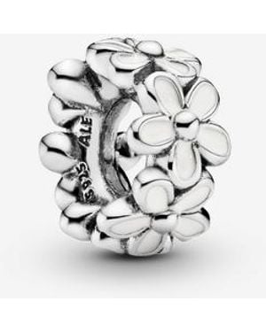 PANDORA Daisy Flower Spacer Charm - White