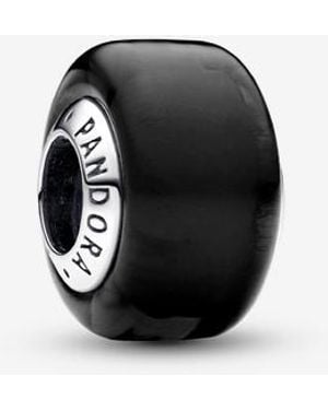 PANDORA Mini Murano Glass Charm - Black