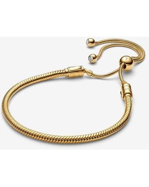 PANDORA Snake Chain Slider Bracelet - Metallic