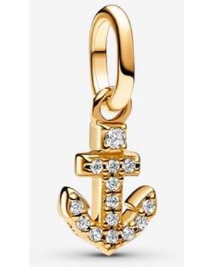 PANDORA Anchor Mini Dangle Charm - Metallic