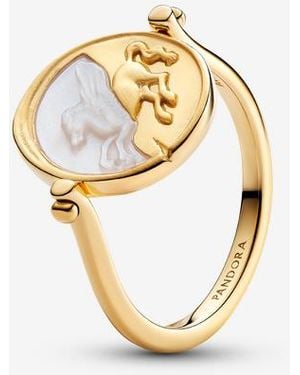 PANDORA Pegasus Omkeerbare Medaillonring - Metallic