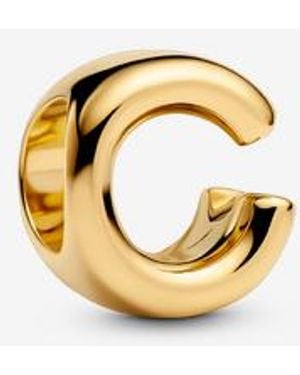 PANDORA Letter C Alphabet Charm - Metallic