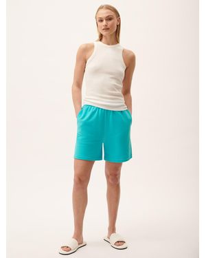 PANGAIA 365 Midweight Mid Length Shorts - Blue
