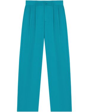PANGAIA Interlock Trousers—Malachite - Blue
