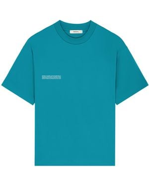 PANGAIA Interlock Oversized T-Shirt—Malachite - Blue