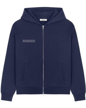 PANGAIA 365 Heavyweight Two-Way Zip-Through Hoodie - Blue
