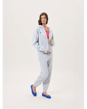 PANGAIA Midweight Track Pants— Marl - White