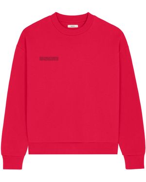 PANGAIA 365 Heavyweight Sweatshirt—Goji - Red