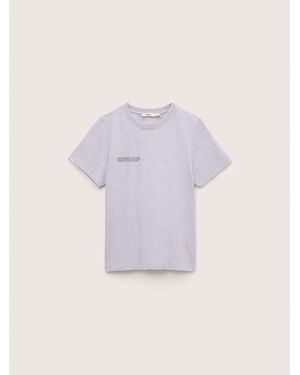 PANGAIA Midweight T-Shirt— Marl - White