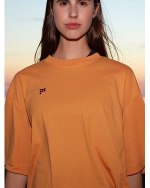 PANGAIA Oversized T-Shirt—Burnt Horizon - Brown