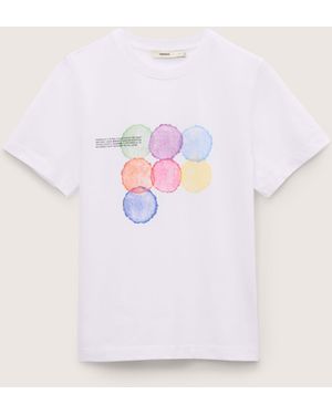 PANGAIA Midweight T-Shirt Seven Circles - Pink