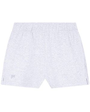 PANGAIA Cotton Shorts— Marl - White