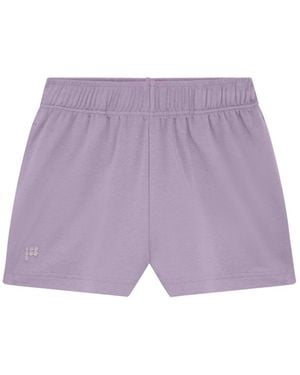 PANGAIA Cotton Shorts—Dusty Mauve - Purple
