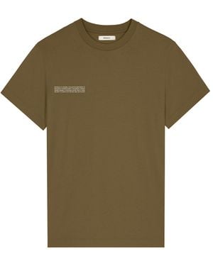 PANGAIA 365 Midweight T-Shirt—Soil - Green