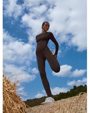 PANGAIA Bio-Based Leggings—Obsidian Core - Blue