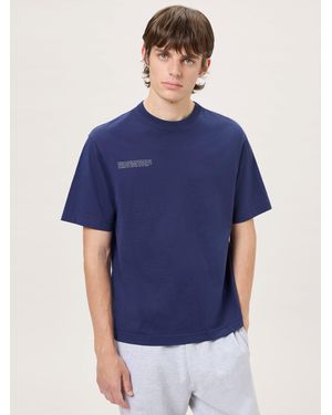 PANGAIA Midweight T-Shirt—Ocean - Blue