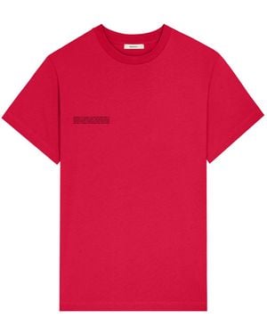 PANGAIA 365 Midweight T-Shirt—Goji Berry - Red