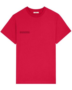 PANGAIA 365 Midweight T-Shirt—Goji - Red