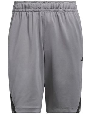 adidas 3-stripes Short 9in - Gray