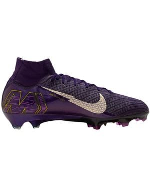 Nike Mercurial Superfly 10 Elite Fg High-top Cleats - Blue