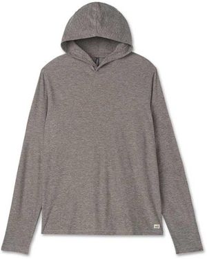 Vuori Mens Strato Tech Hoodie - Gray