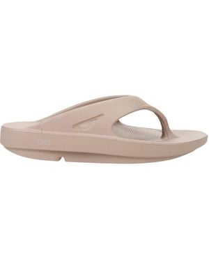OOFOS Thong Sandals - Pink