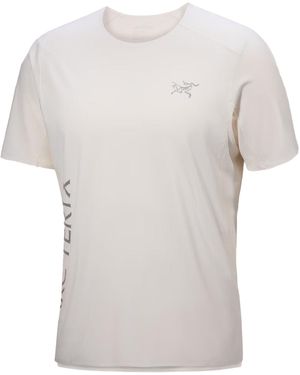 Arc'teryx Norvan Downword Logo Short Sleeve - White
