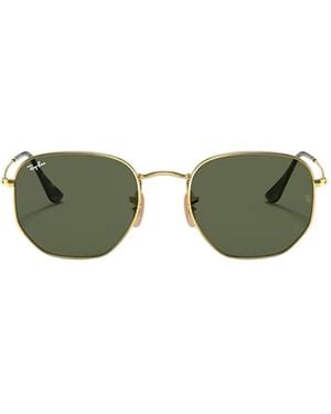 Ray-Ban Hexagonal Flat Sunglasses - Green