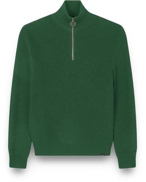 Paul & Shark Maglia Mezza Zip - Verde
