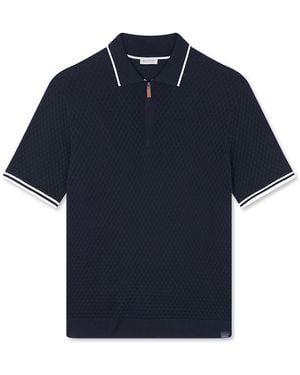 Paul & Shark Polo Mit Reißverschluss Aus Wolle Und Kaschmir, Mann, Größe - Blau