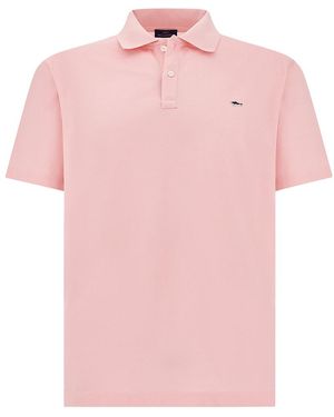 Paul & Shark Double Piqué Cotton Polo - Pink