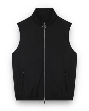 Paul & Shark Typhoon Platinum Padded Vest - Black