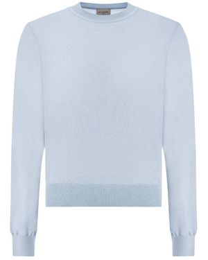 Paul & Shark Wool And Silk Crewneck Jumper - Blue