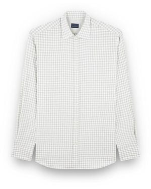 Paul & Shark Cotton Flannel Shirt - White