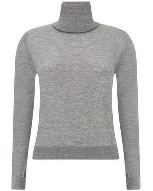 Paul & Shark Merino Wool Turtleneck Jumper - Grey