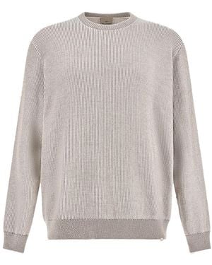 Paul & Shark Piuma Feather Light Cotton Jumper - Grey