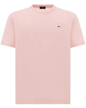 Paul & Shark Cotton Jersey T-Shirt - Pink