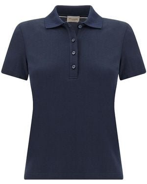 Paul & Shark Supima Extra Fine Cotton Polo Shirt - Blue