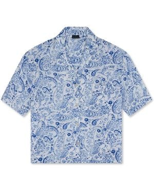 Paul & Shark Linen Shirt - Blue