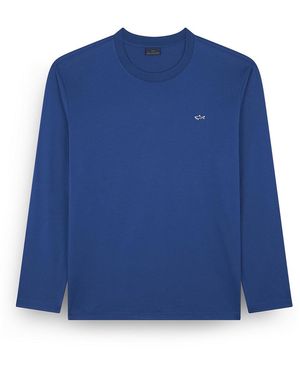 Paul & Shark Cotton Jersey T-Shirt - Blue