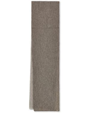 Paul & Shark Two-Tone Wool And Cashmere Scarf - Gray