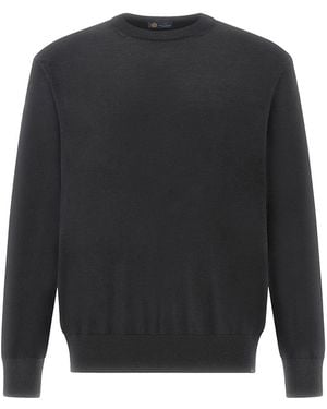 Paul & Shark Rundhals-Pullover Aus Kaschmir Und Seide, Mann, Größe - Grau