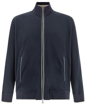 Paul & Shark Zip‑Up Sweatshirt - Blue