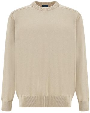 Paul & Shark Crew‑Neck Jumper - White