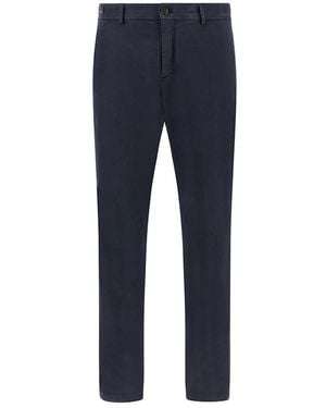 Paul & Shark Bellagio Stretch Cotton Trousers - Blue