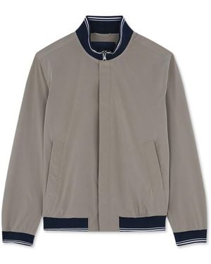 Paul & Shark Bomber Typhoon Re-4X4 Stretch Con Profili A Righe, Uomo, Taglia - Grigio