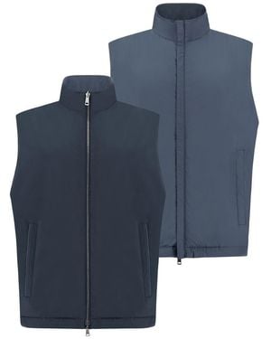 Paul & Shark Reversible Gilet - Blue