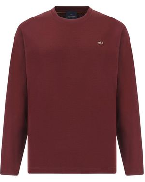 Paul & Shark Aqua Touch Cotton T-Shirt - Red