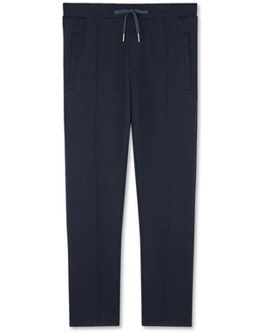 Paul & Shark X-Soft Fleece Trousers With Fin Embroidery - Blue